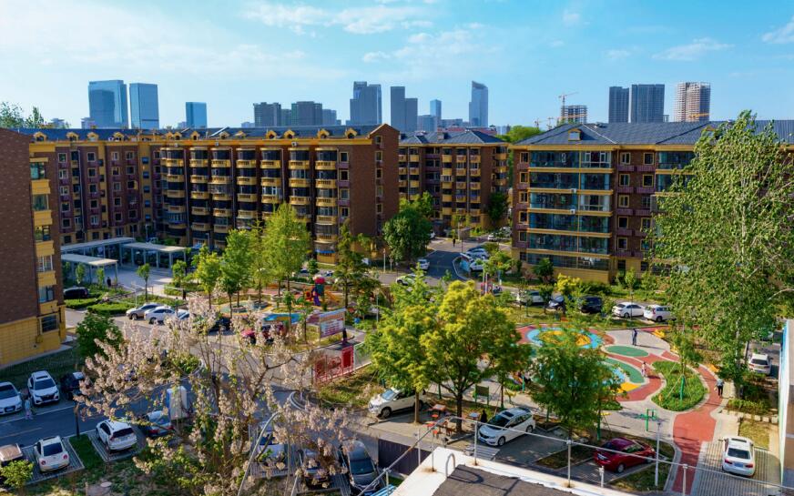北京市通州區中倉街道北小園小區改造后效果。