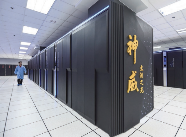 安裝在國家超級計算無錫中心的“神威·太湖之光”超級計算機。