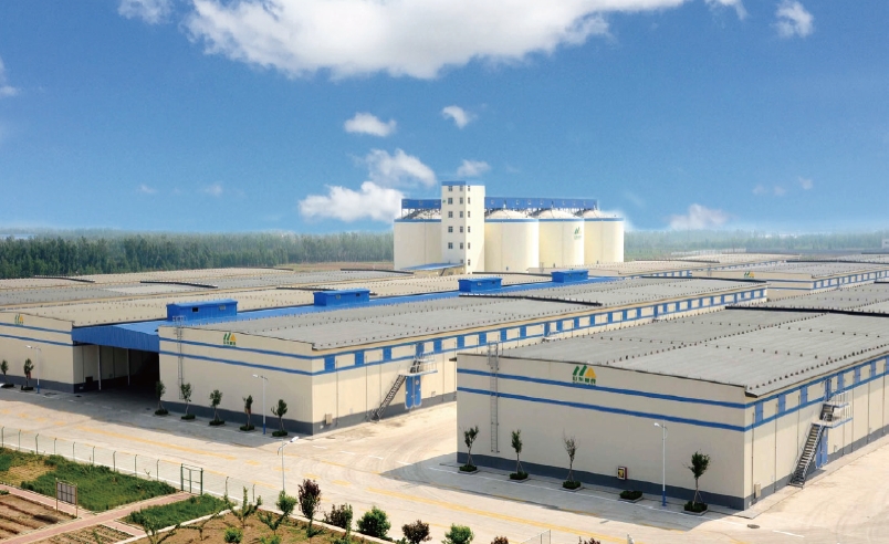 新建成的山東省魯中國家糧食儲備庫。