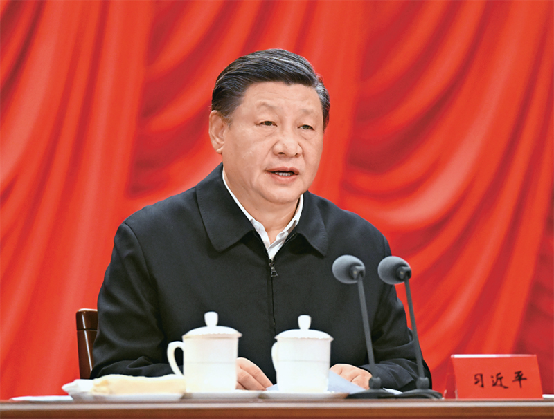 2023年2月7日，新進中央委員會的委員、候補委員和省部級主要領導干部學習貫徹習近平新時代中國特色社會主義思想和黨的二十大精神研討班在中央黨校（國家行政學院）開班。中共中央總書記、國家主席、中央軍委主席習近平在開班式上發表重要講話。 新華社記者 李學仁/攝