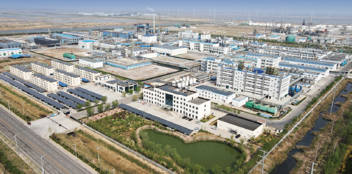 東營市河口區藍色經濟產業園“智慧化工園區”。