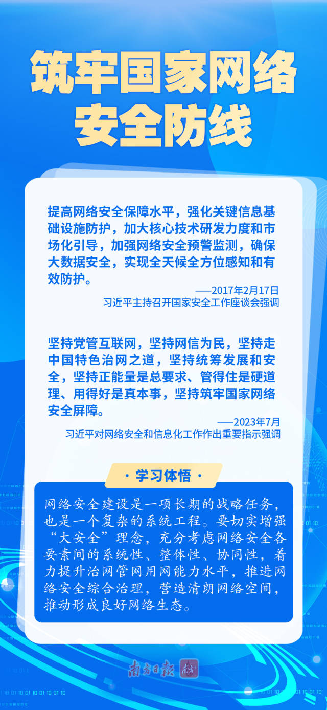 學習導讀 | 牢記總書記這些話，筑牢網絡安全“防火墻”