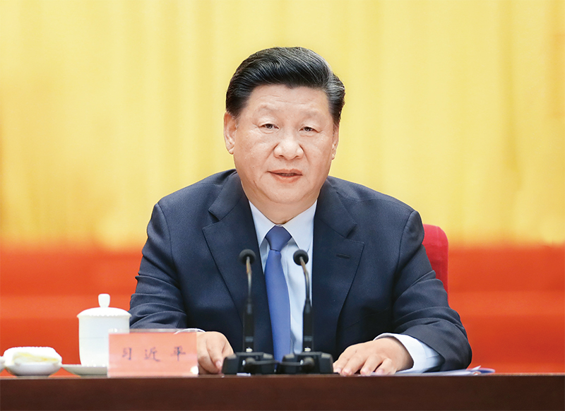 2019年9月20日，中央政協工作會議暨慶祝中國人民政治協商會議成立70周年大會在全國政協禮堂召開。中共中央總書記、國家主席、中央軍委主席習近平出席大會并發表重要講話。 新華社記者 鞠鵬/攝