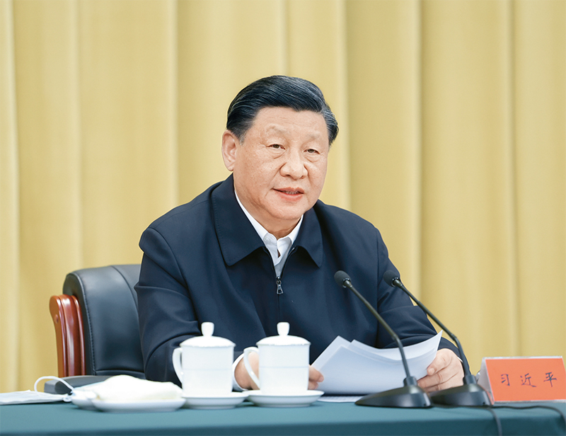 2023年6月2日，中共中央總書記、國家主席、中央軍委主席習近平在北京出席文化傳承發展座談會并發表重要講話。 新華社記者 鞠鵬/攝