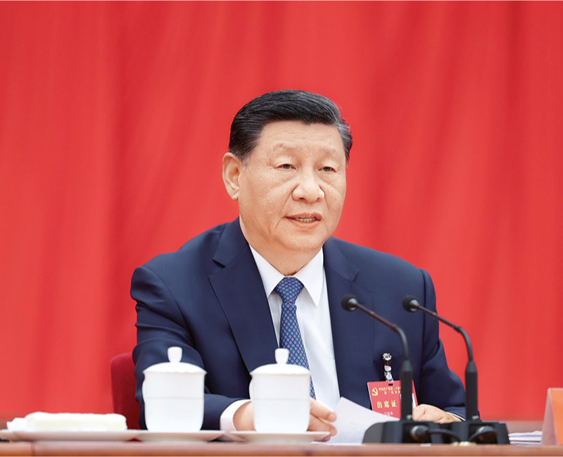 中國共產黨第二十屆中央委員會第三次全體會議，于2024年7月15日至18日在北京舉行。中央委員會總書記習近平作重要講話。 新華社記者 鞠鵬/攝